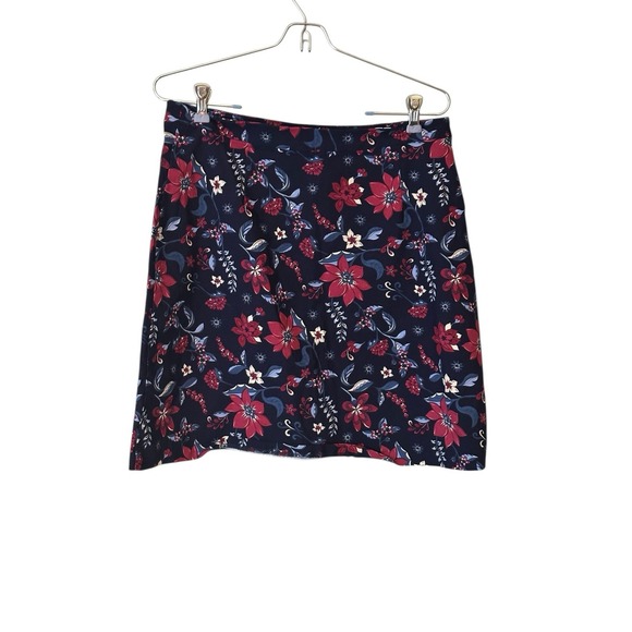 Margaret M Women's Large Floral Slimming Skirt Pencil Stretch Pull On 20" - Picture 1 of 3